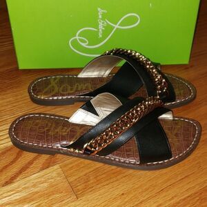 Sam Edelman Gabrie Criss-cross chain Sandals